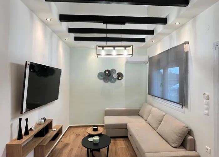 Casa de Férias κ & μ House By The Sea Néa Iráklia